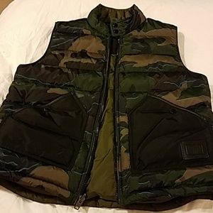Men's Coach puff jacket vest